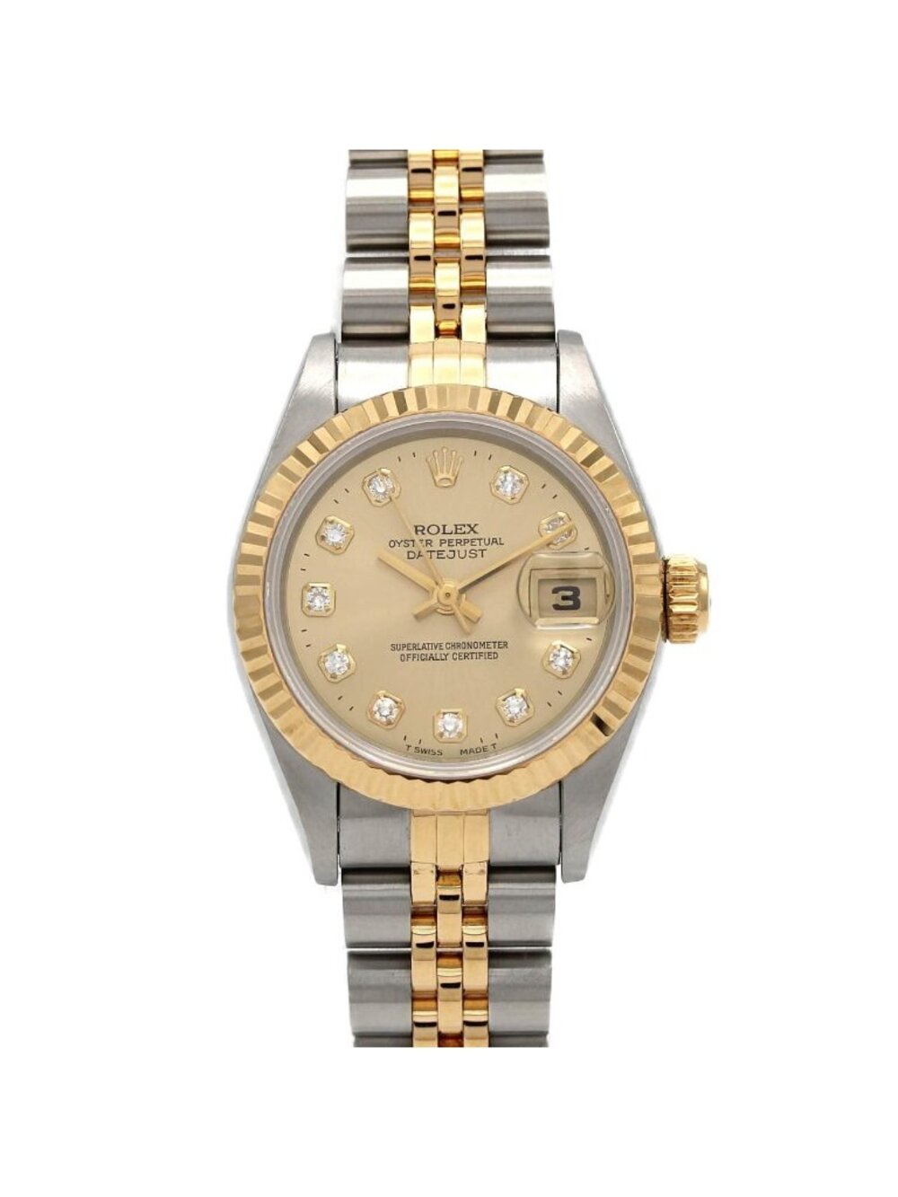 Rolex Datejust Automatic Watch Gold
